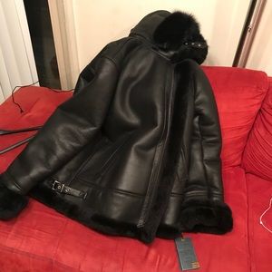 Men shearling jacket. Dudes boutique